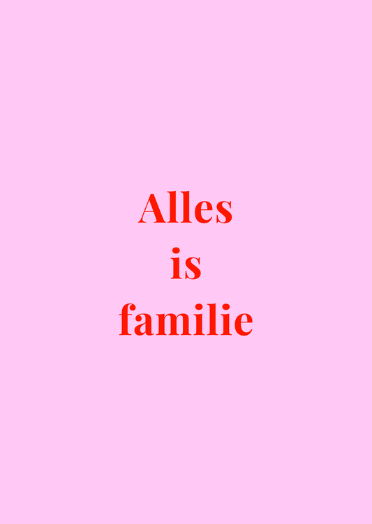 Kaart Alles is familie