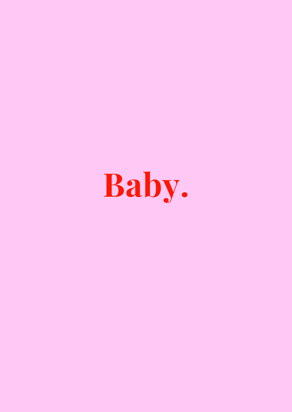 Kaart Baby