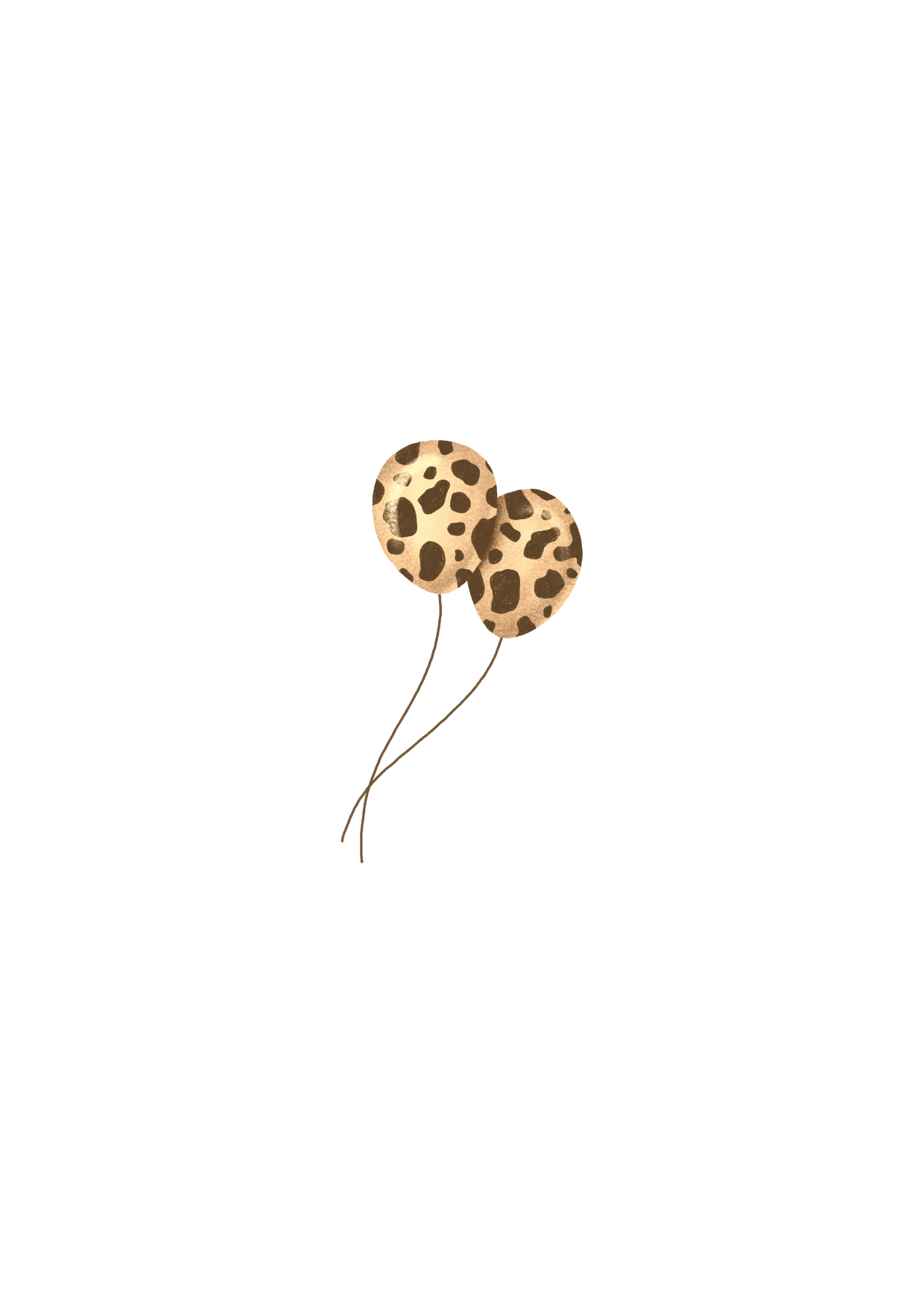 Kaart Balon print