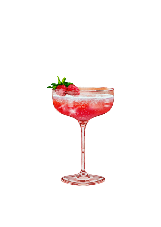 Kaart Cocktail aardbei
