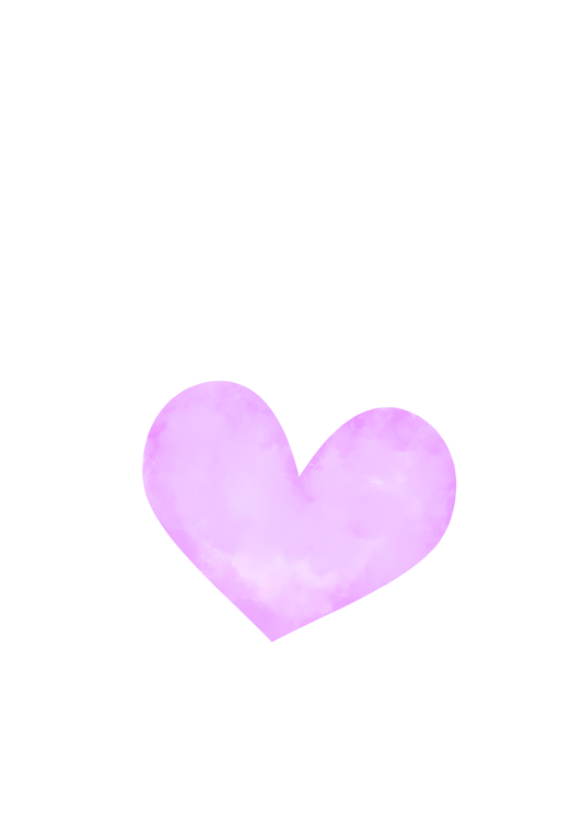 Kaart hart lila