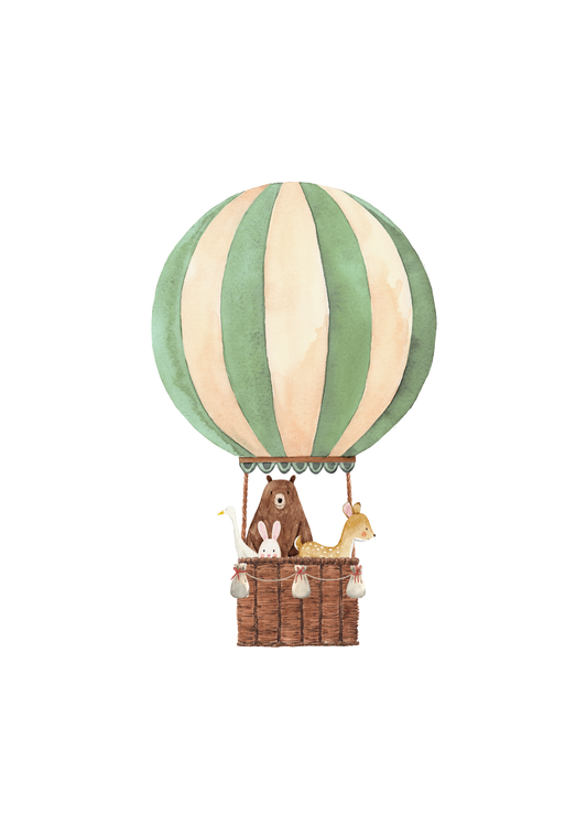 Kaart Luchtballon