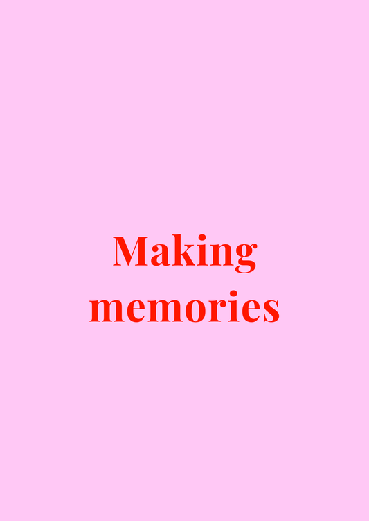 Kaart Making memories