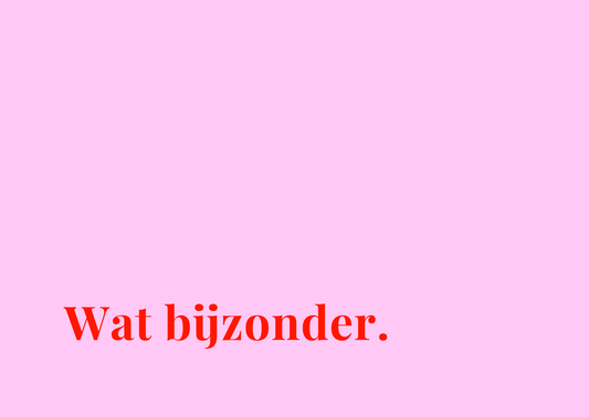 Kaart Wat bijzonder